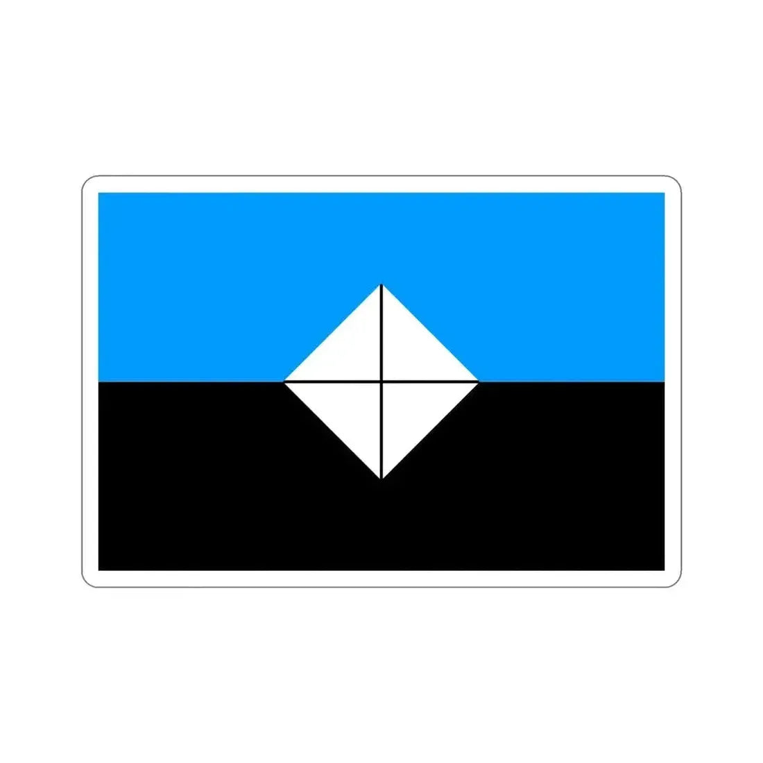 Flag of Antarctic Vexillological Association STICKER Vinyl Die-Cut Decal 6 Inch - The Sticker Space