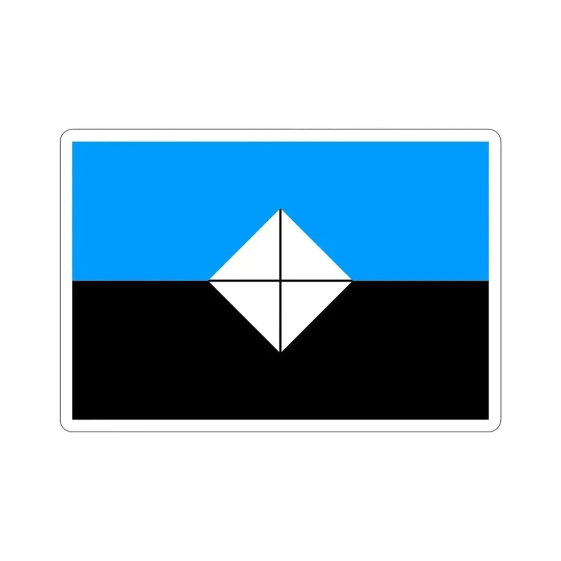 Flag of Antarctic Vexillological Association STICKER Vinyl Die-Cut Decal - The Sticker Space