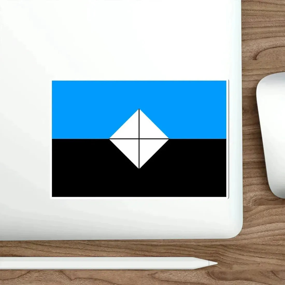 Flag of Antarctic Vexillological Association STICKER Vinyl Die-Cut Decal - The Sticker Space