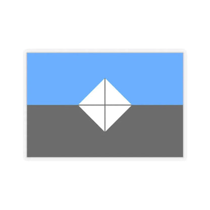 Flag of Antarctic Vexillological Association - STICKER Vinyl Kiss-Cut Decal 2 Inch Transparent - The Sticker Space