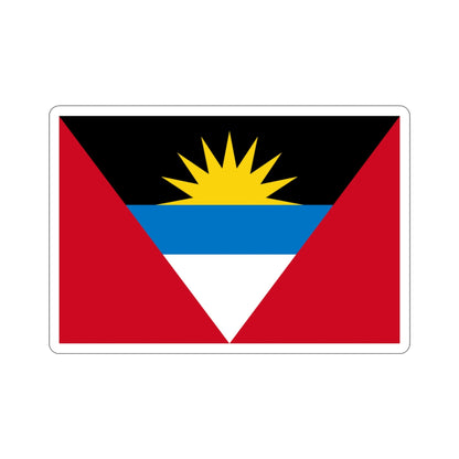 Flag of Antigua and Barbuda STICKER Vinyl Die-Cut Decal-3 Inch-The Sticker Space