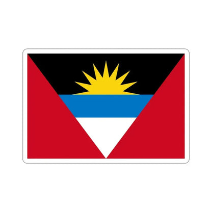 Flag of Antigua and Barbuda STICKER Vinyl Die-Cut Decal 3 Inch - The Sticker Space