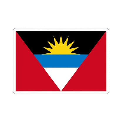 Flag of Antigua and Barbuda STICKER Vinyl Die-Cut Decal 4 Inch - The Sticker Space