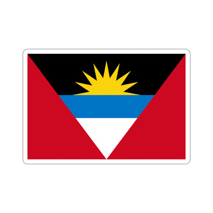 Flag of Antigua and Barbuda STICKER Vinyl Die-Cut Decal-5 Inch-The Sticker Space