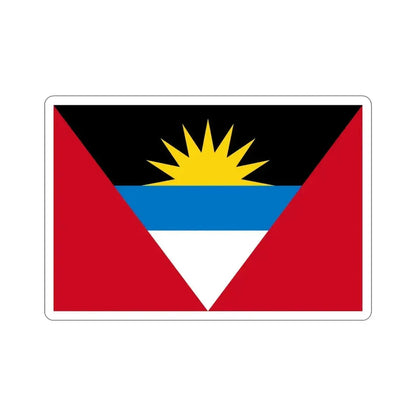 Flag of Antigua and Barbuda STICKER Vinyl Die-Cut Decal 5 Inch - The Sticker Space