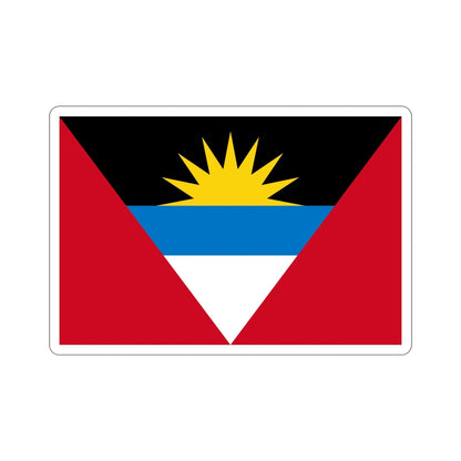 Flag of Antigua and Barbuda STICKER Vinyl Die-Cut Decal-6 Inch-The Sticker Space