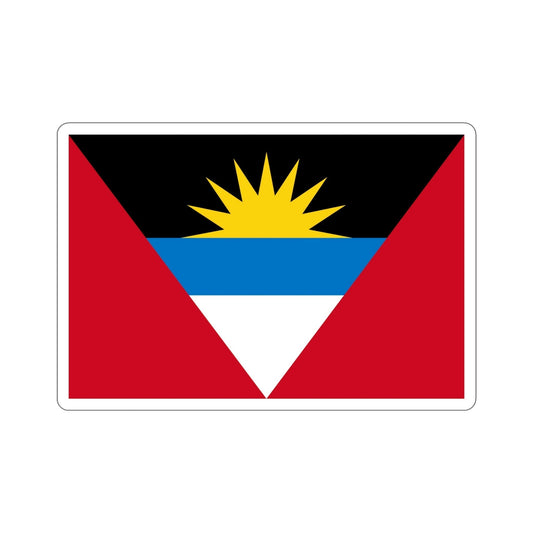 Flag of Antigua and Barbuda STICKER Vinyl Die-Cut Decal-6 Inch-The Sticker Space