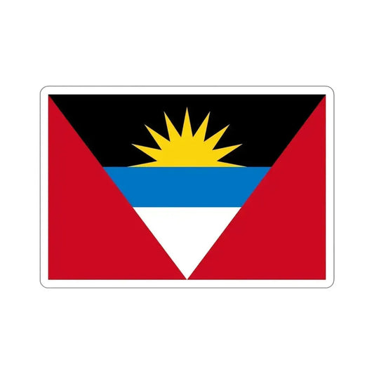 Flag of Antigua and Barbuda STICKER Vinyl Die-Cut Decal 6 Inch - The Sticker Space