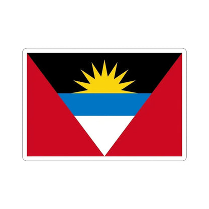 Flag of Antigua and Barbuda STICKER Vinyl Die-Cut Decal 6 Inch - The Sticker Space