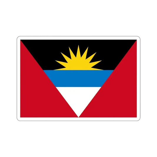 Flag of Antigua and Barbuda STICKER Vinyl Die-Cut Decal 6 Inch - The Sticker Space
