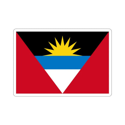Flag of Antigua and Barbuda STICKER Vinyl Die-Cut Decal - The Sticker Space