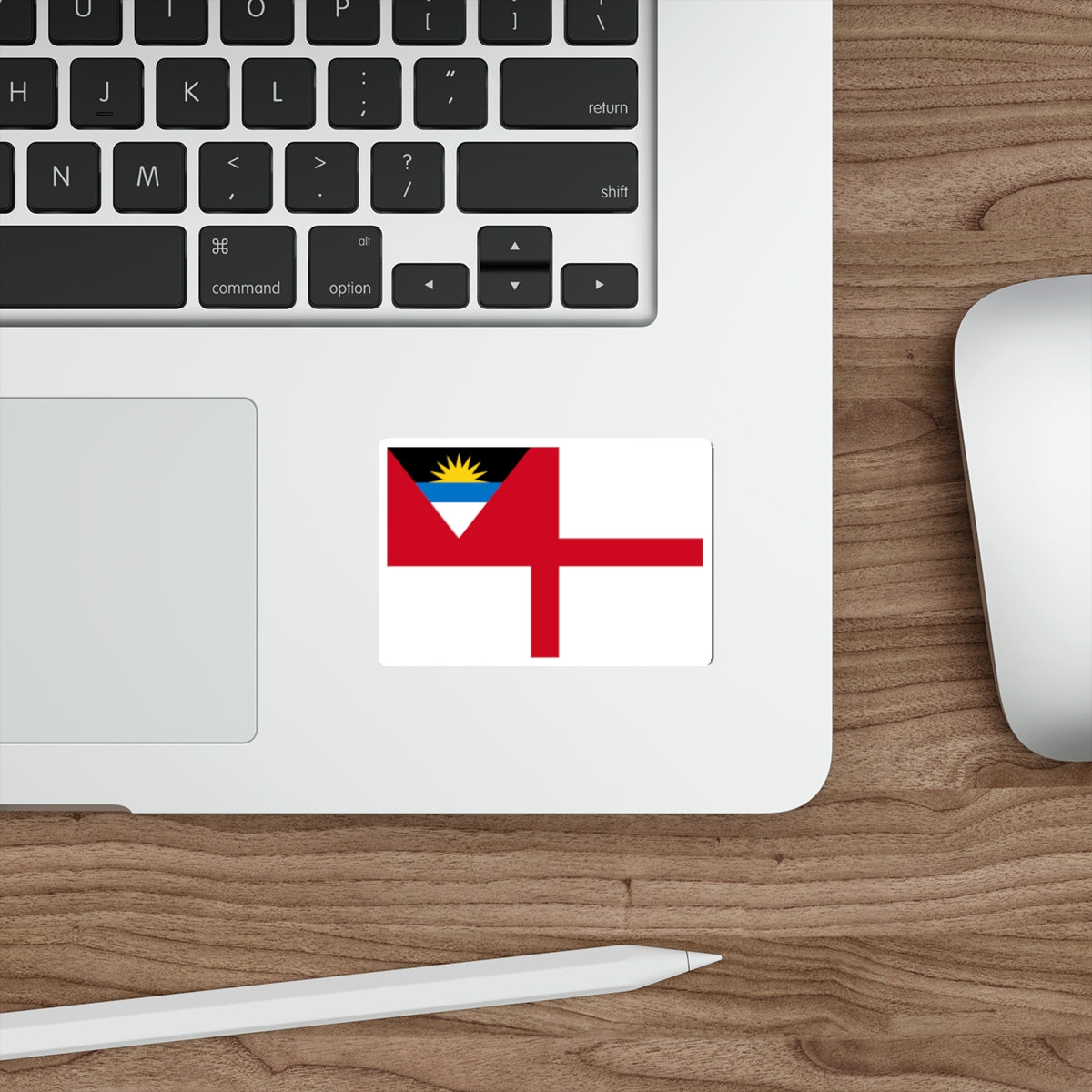 Flag of Antigua and Barbuda v2 STICKER Vinyl Die-Cut Decal-The Sticker Space