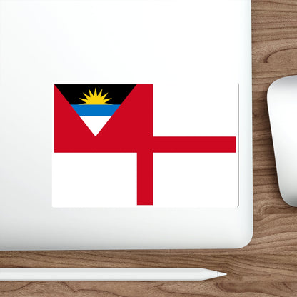 Flag of Antigua and Barbuda v2 STICKER Vinyl Die-Cut Decal-The Sticker Space