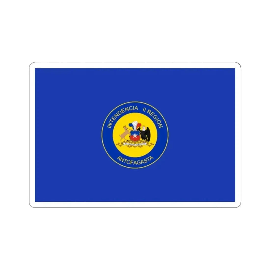 Flag of Antofagasta Region Chile (Chile) STICKER Vinyl Kiss-Cut Decal 2 Inch White - The Sticker Space