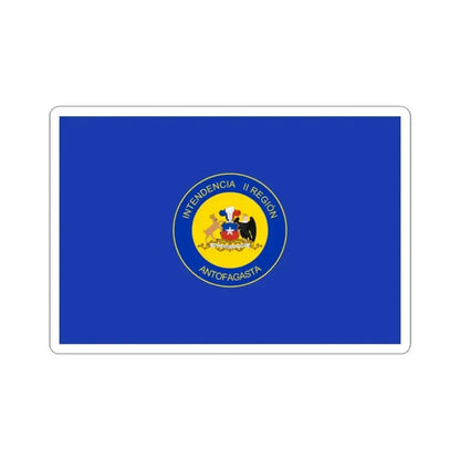 Flag of Antofagasta Region Chile (Chile) STICKER Vinyl Kiss-Cut Decal 3 Inch White - The Sticker Space