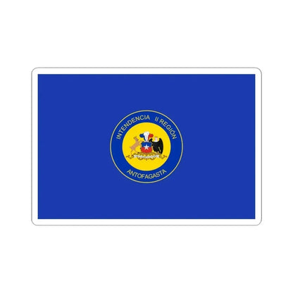 Flag of Antofagasta Region Chile (Chile) STICKER Vinyl Kiss-Cut Decal 4 Inch White - The Sticker Space