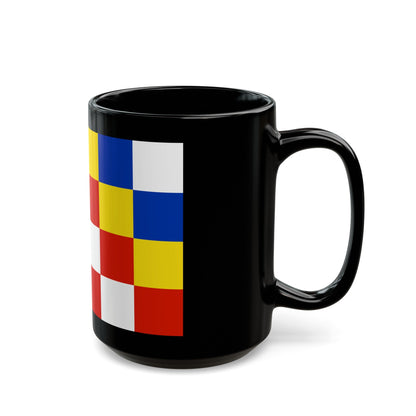 Flag of Antwerp Belgium - Black Coffee Mug-The Sticker Space