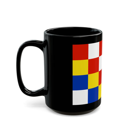 Flag of Antwerp Belgium - Black Coffee Mug-The Sticker Space