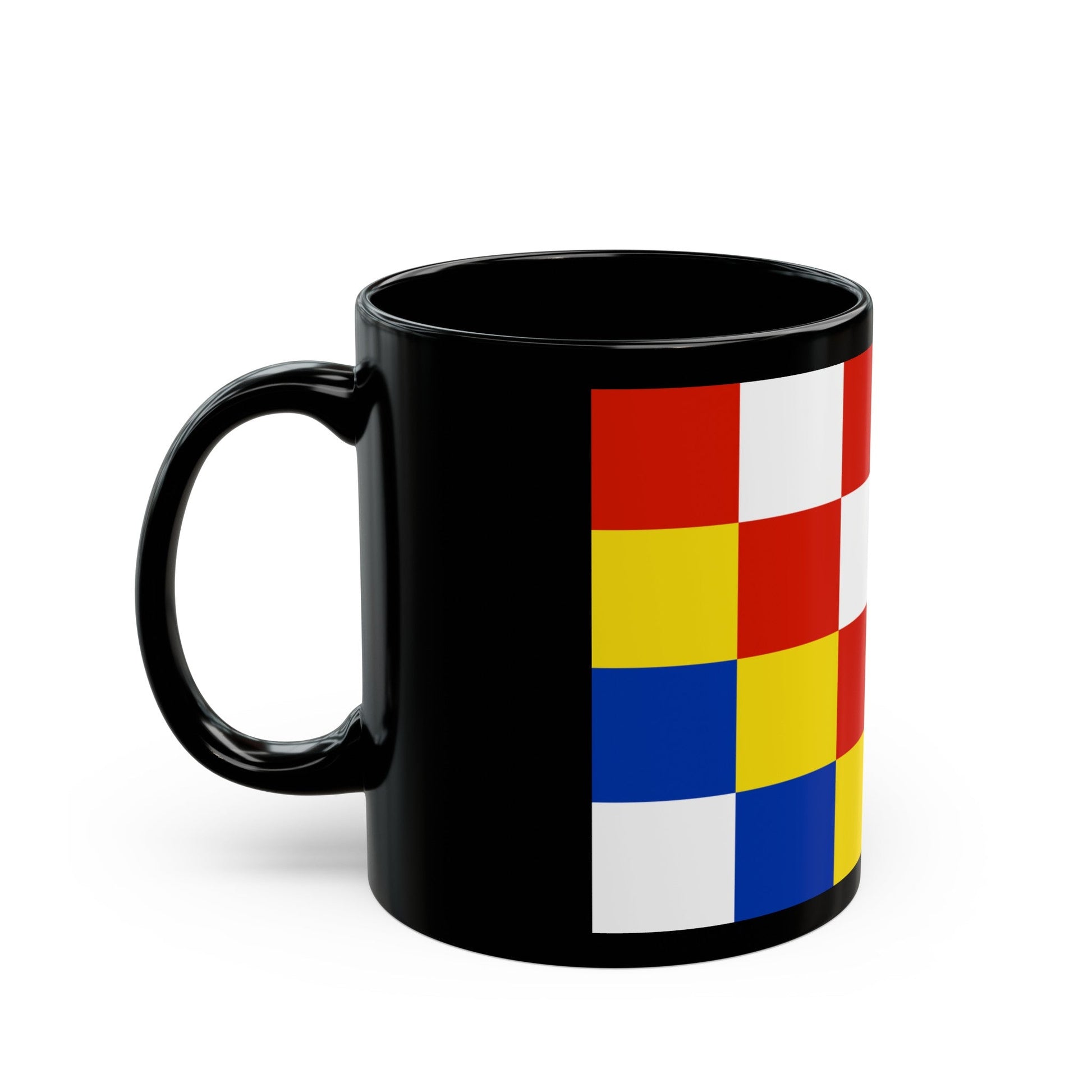 Flag of Antwerp Belgium - Black Coffee Mug-The Sticker Space