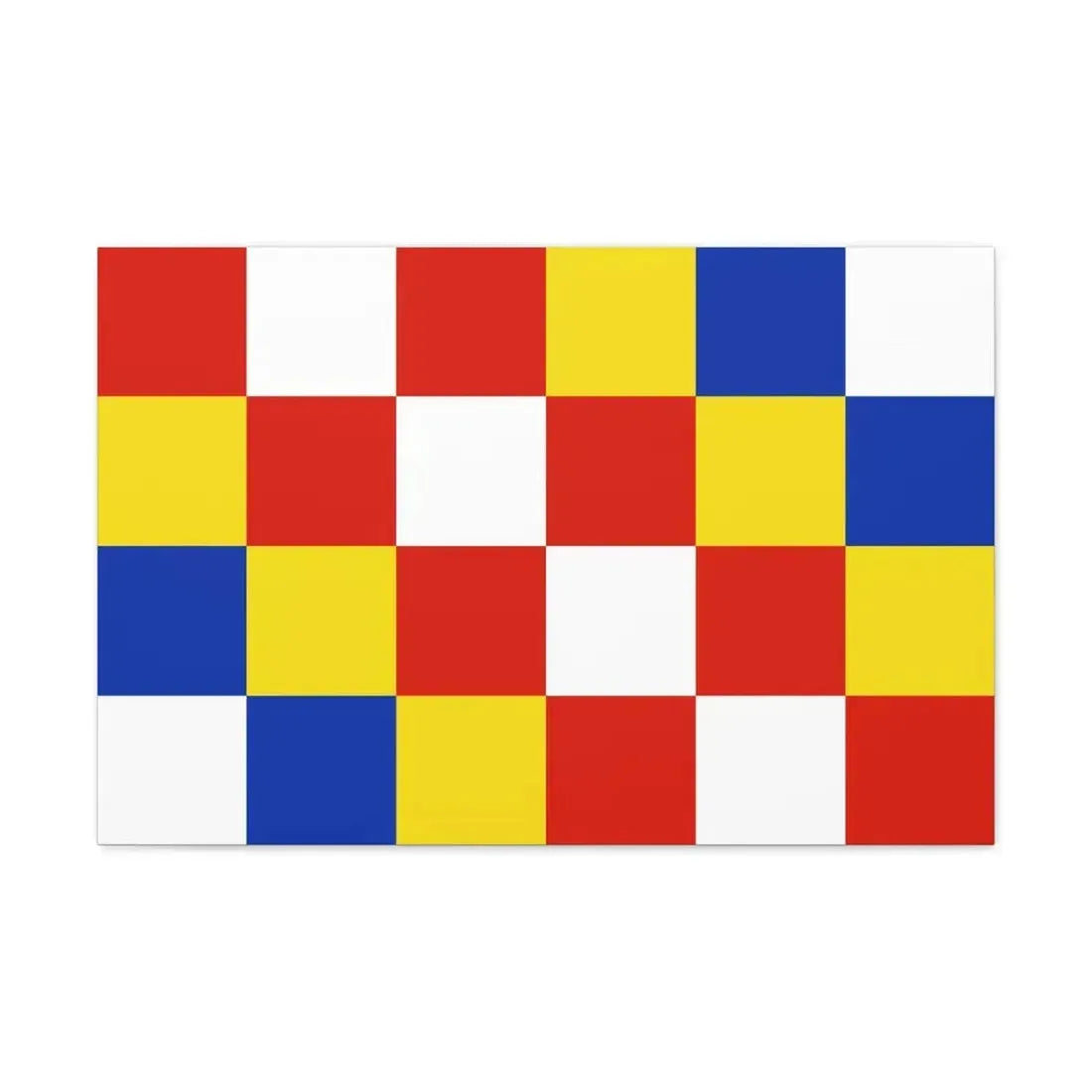 Flag of Antwerp Belgium - Canvas Wall Art 30" x 20" 1.25" - The Sticker Space