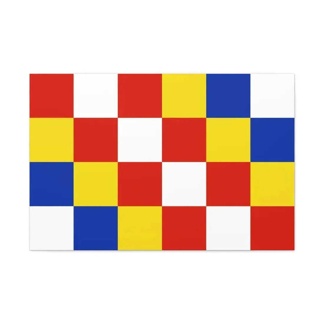 Flag of Antwerp Belgium - Canvas Wall Art 36" x 24" 1.25" - The Sticker Space