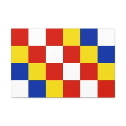 Flag of Antwerp Belgium - Canvas Wall Art - The Sticker Space