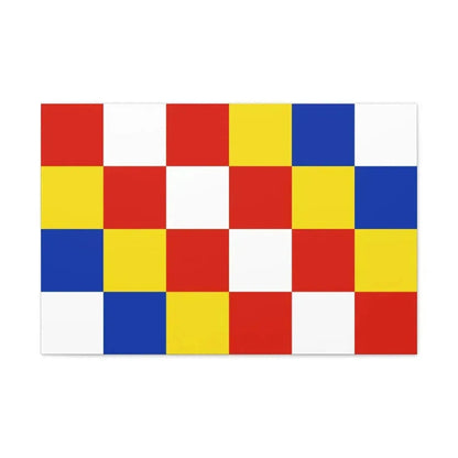 Flag of Antwerp Belgium - Canvas Wall Art - The Sticker Space
