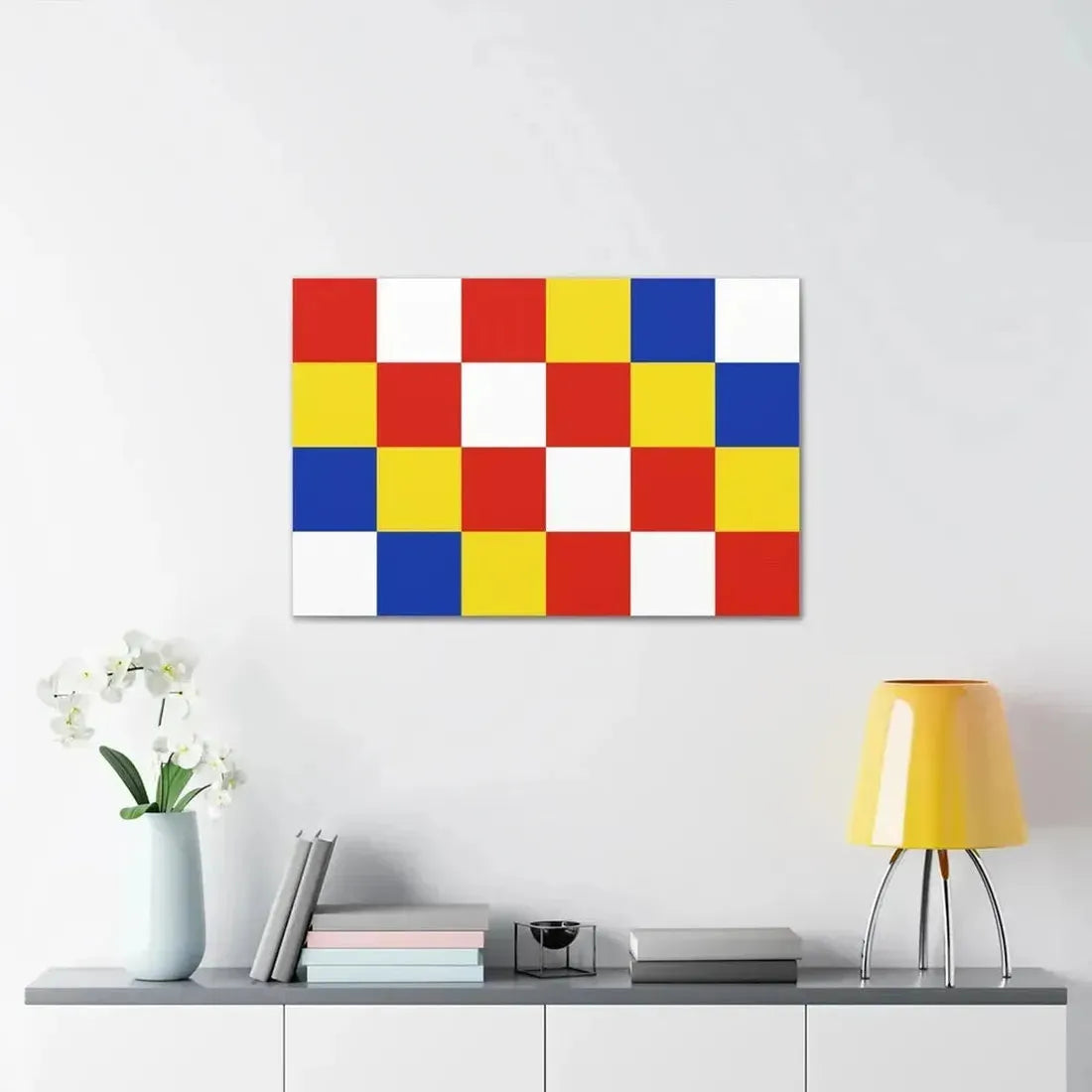 Flag of Antwerp Belgium - Canvas Wall Art - The Sticker Space