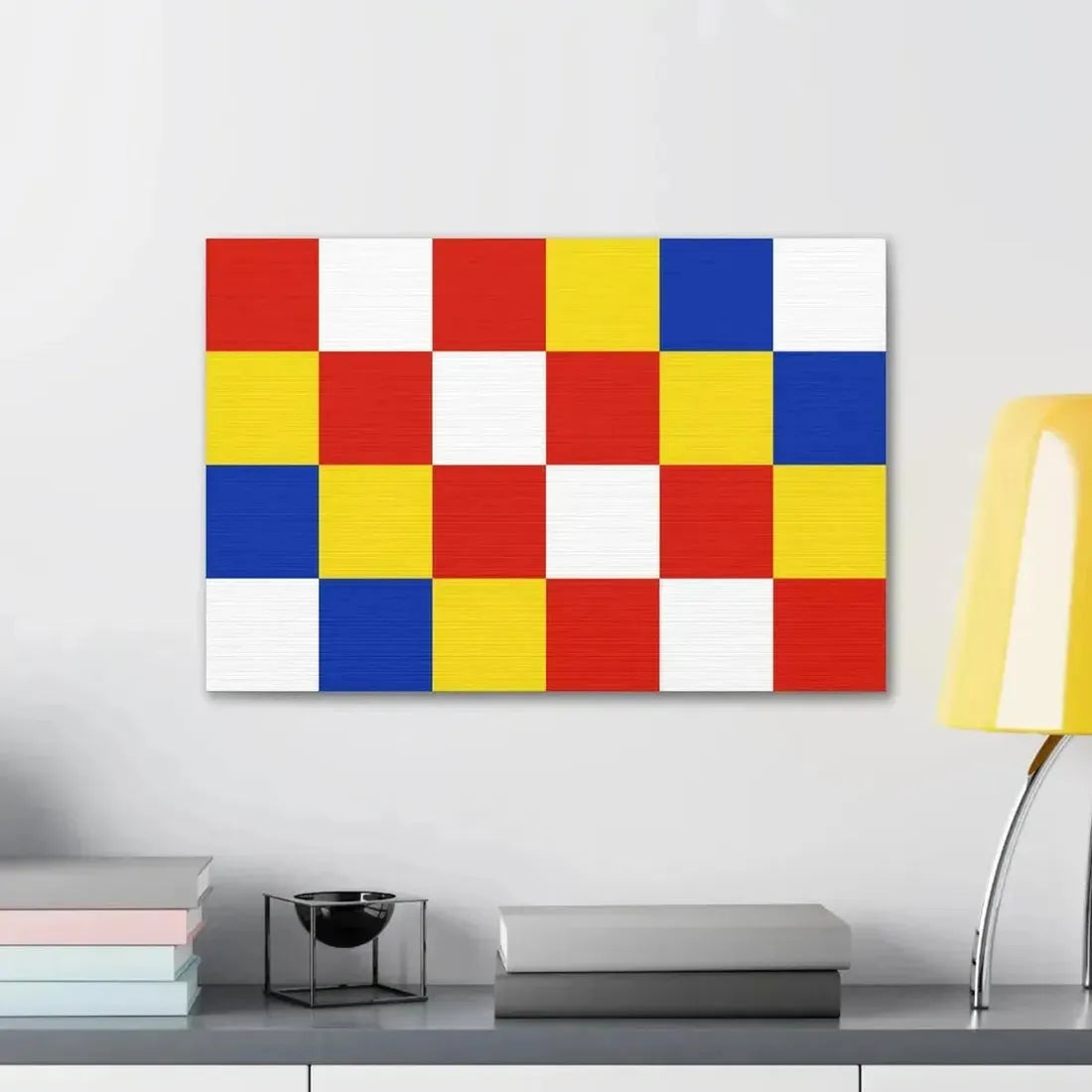 Flag of Antwerp Belgium - Canvas Wall Art - The Sticker Space