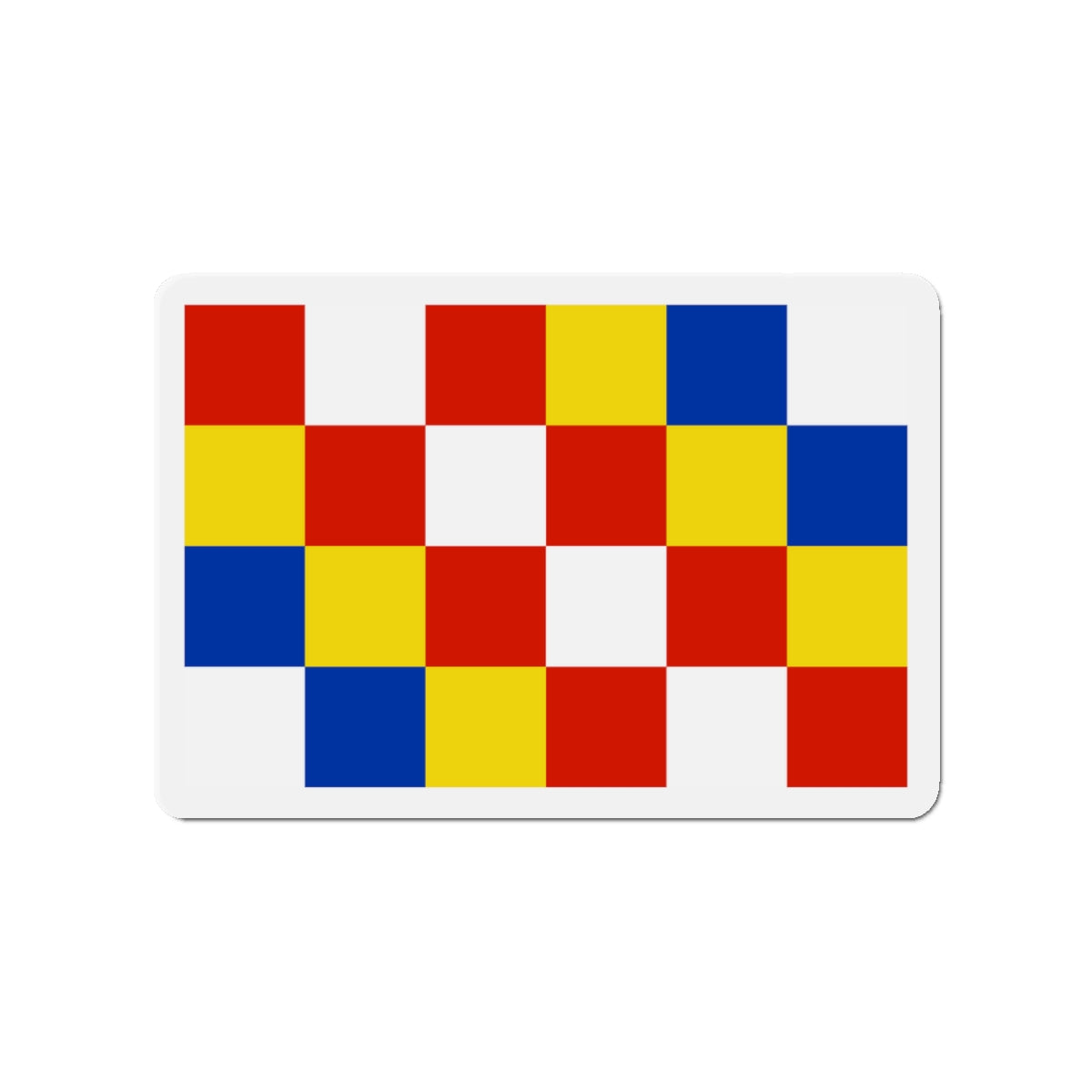 Flag of Antwerp Belgium - Die-Cut Magnet-3" x 3"-The Sticker Space