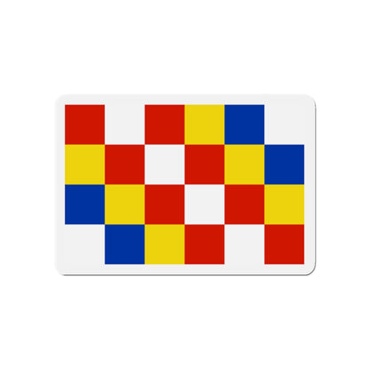 Flag of Antwerp Belgium - Die-Cut Magnet-4" x 4"-The Sticker Space