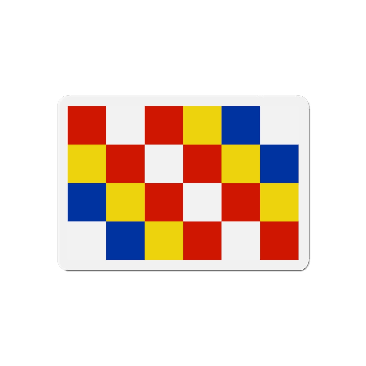 Flag of Antwerp Belgium - Die-Cut Magnet-6 × 6"-The Sticker Space