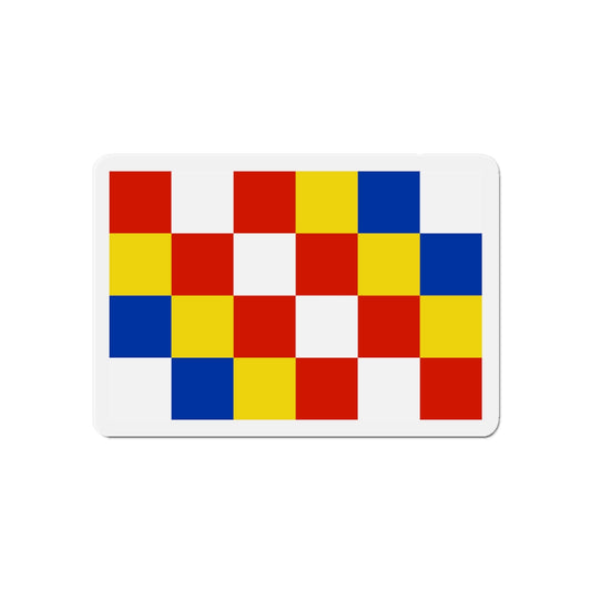 Flag of Antwerp Belgium - Die-Cut Magnet-6 × 6"-The Sticker Space