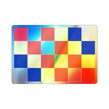 Flag of Antwerp Belgium Holographic STICKER Die-Cut Vinyl Decal-2 Inch-The Sticker Space