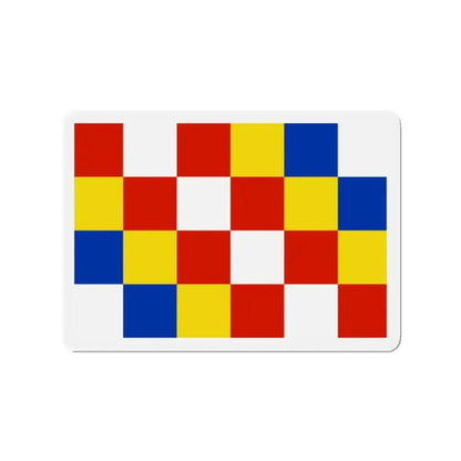 Flag of Antwerp Belgium - Refrigerator Magnet 2 Inch - The Sticker Space