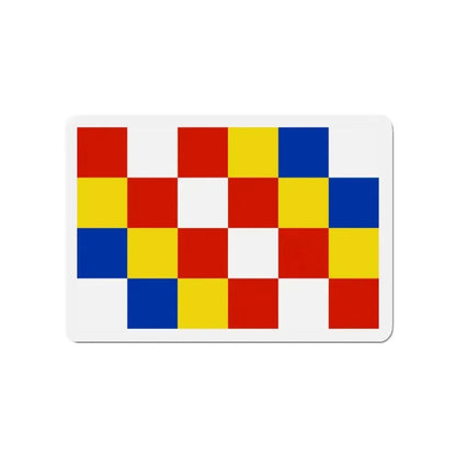 Flag of Antwerp Belgium - Refrigerator Magnet 3 Inch - The Sticker Space