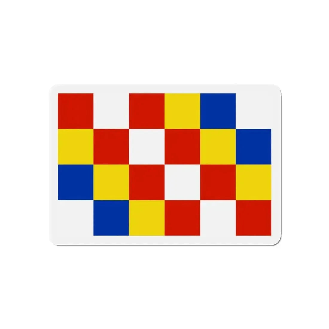 Flag of Antwerp Belgium - Refrigerator Magnet 4 Inch - The Sticker Space