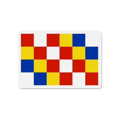 Flag of Antwerp Belgium - Refrigerator Magnet 4 Inch - The Sticker Space