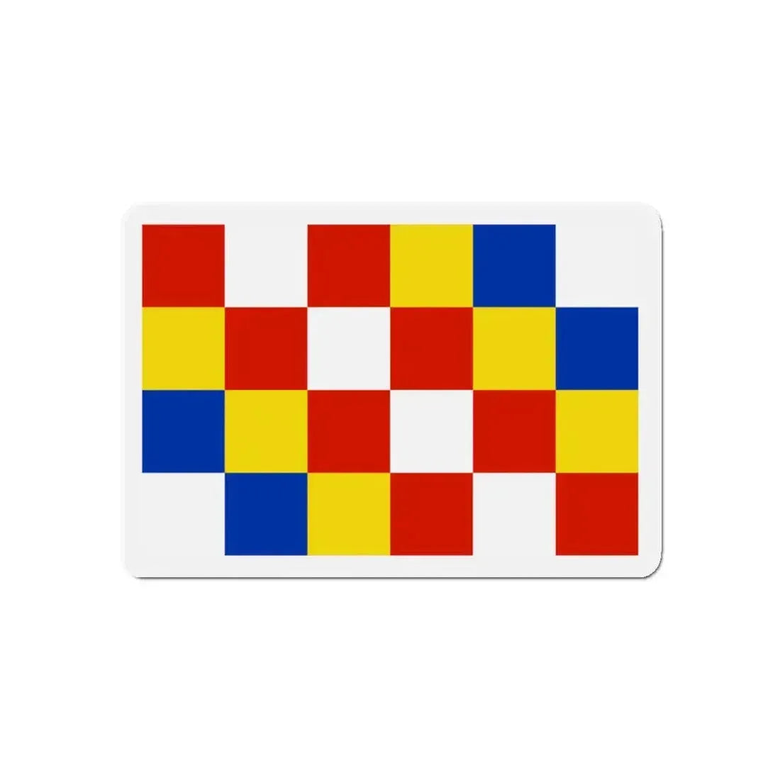Flag of Antwerp Belgium - Refrigerator Magnet 5 Inch - The Sticker Space