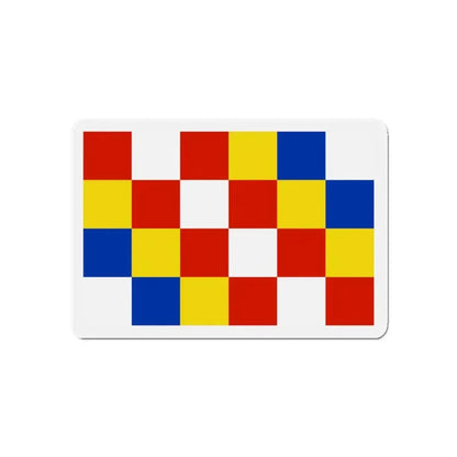 Flag of Antwerp Belgium - Refrigerator Magnet 5 Inch - The Sticker Space