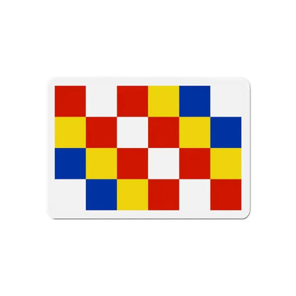 Flag of Antwerp Belgium - Refrigerator Magnet 6 Inch - The Sticker Space
