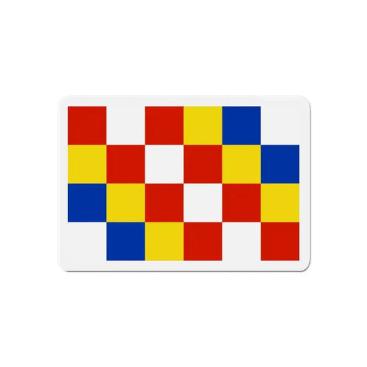 Flag of Antwerp Belgium - Refrigerator Magnet 6 Inch - The Sticker Space