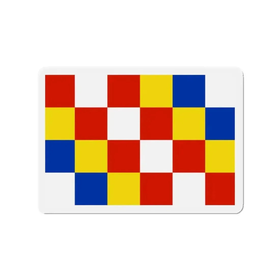 Flag of Antwerp Belgium - Refrigerator Magnet - The Sticker Space