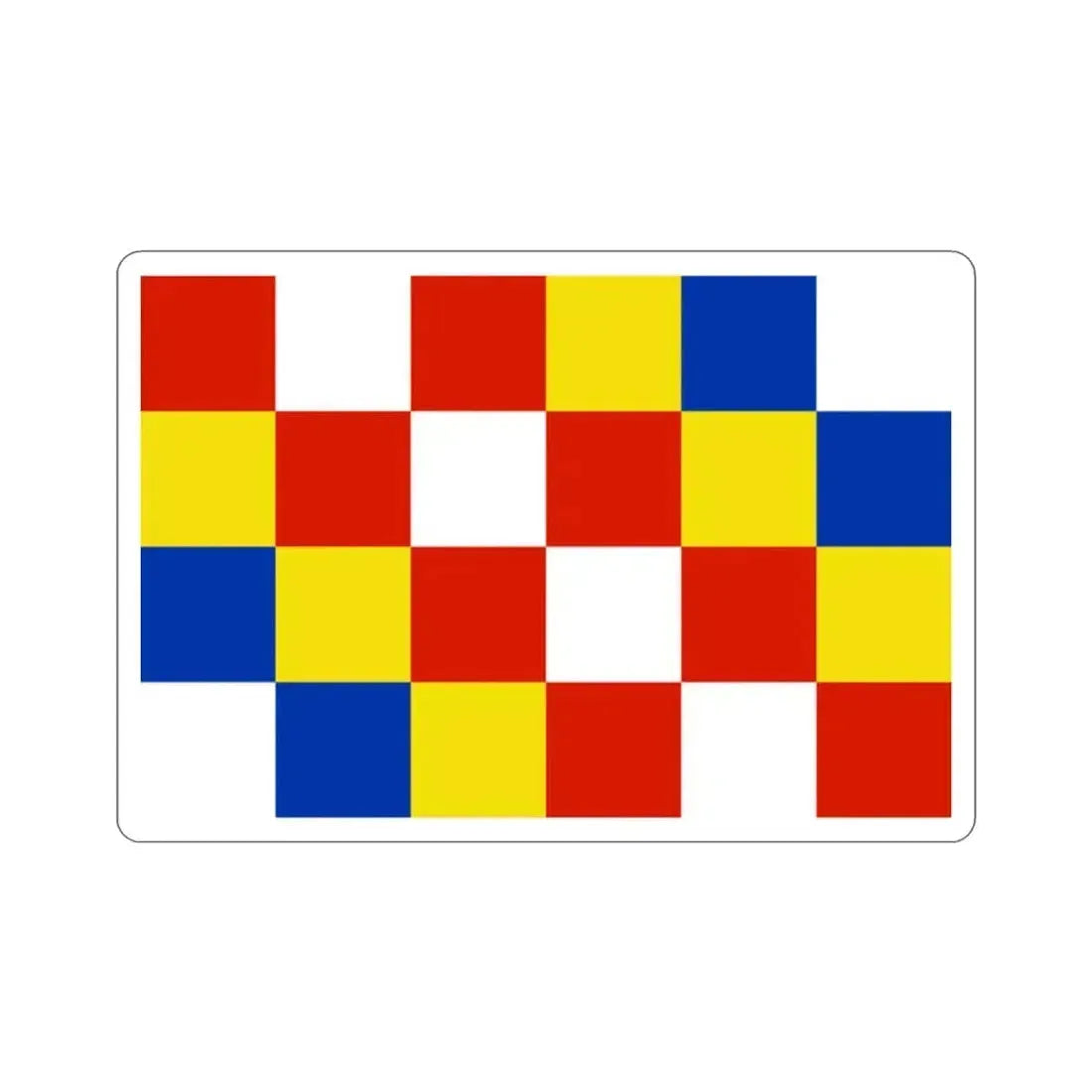 Flag of Antwerp Belgium STICKER Vinyl Die-Cut Decal 2 Inch - The Sticker Space