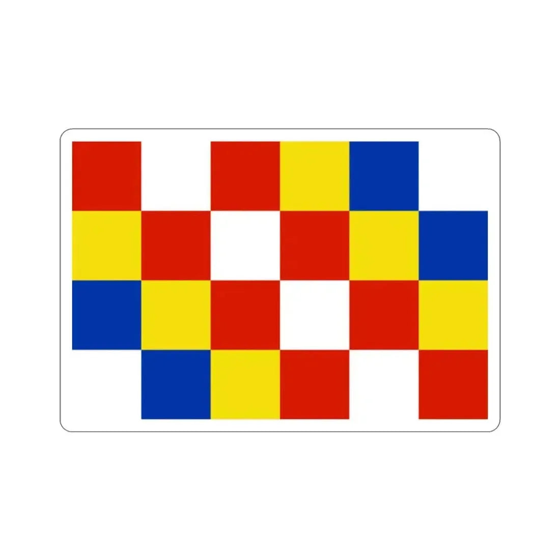 Flag of Antwerp Belgium STICKER Vinyl Die-Cut Decal 2 Inch - The Sticker Space