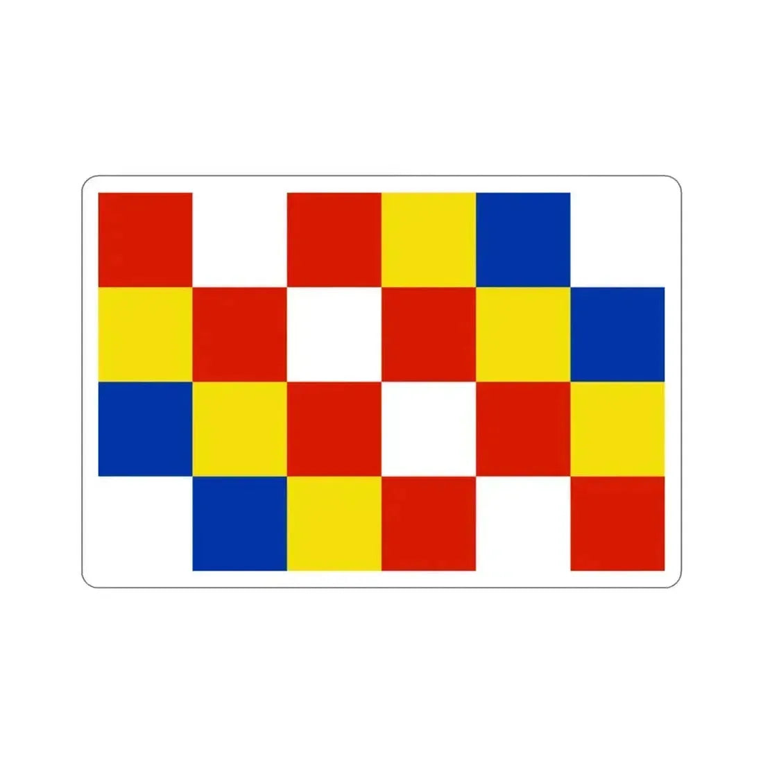 Flag of Antwerp Belgium STICKER Vinyl Die-Cut Decal 3 Inch - The Sticker Space