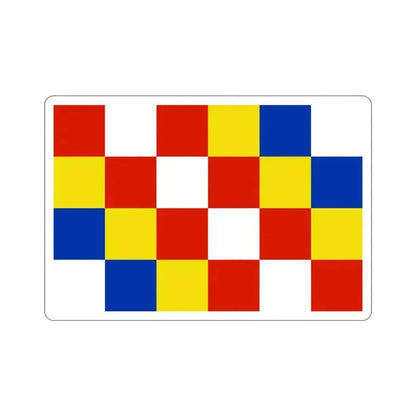 Flag of Antwerp Belgium STICKER Vinyl Die-Cut Decal 3 Inch - The Sticker Space