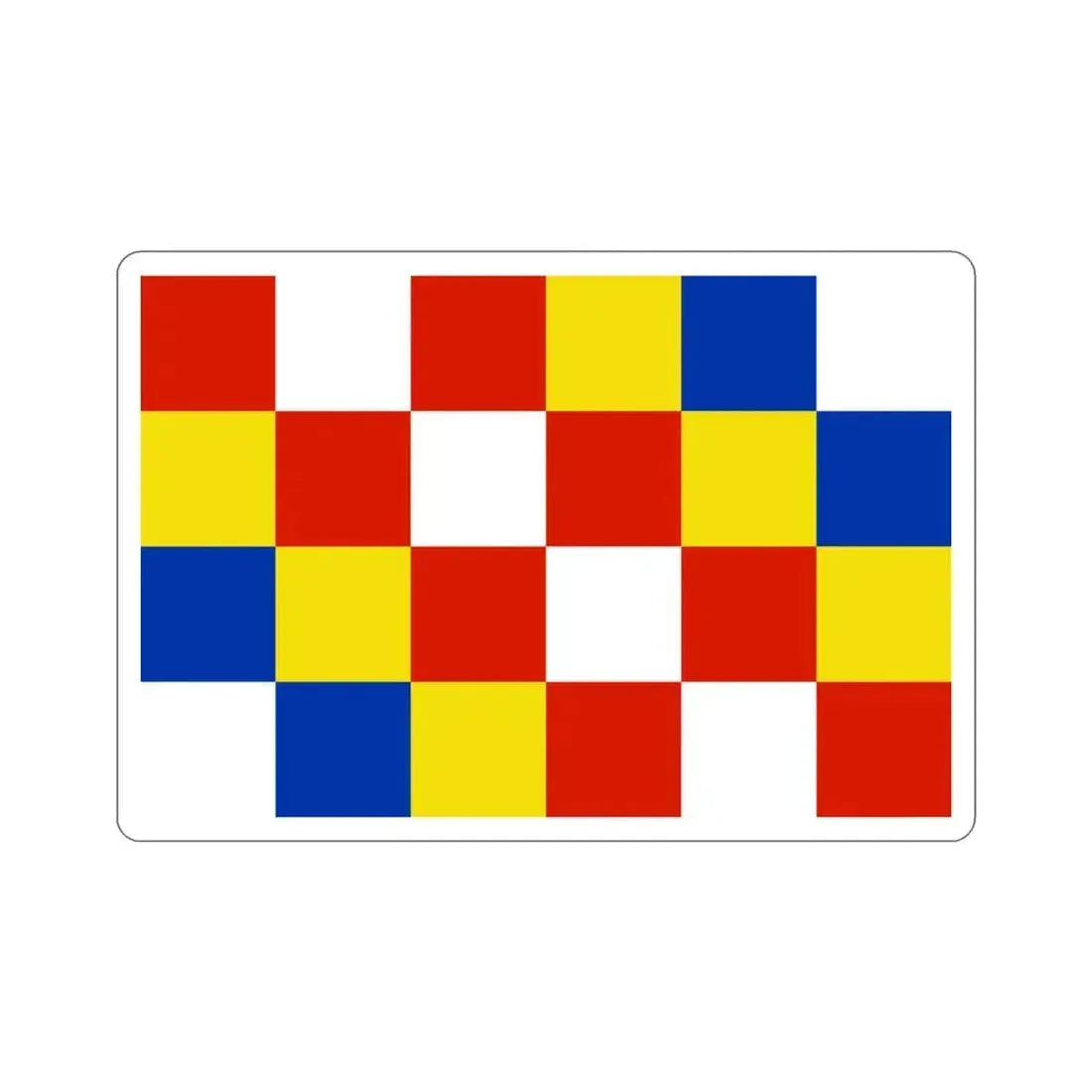 Flag of Antwerp Belgium STICKER Vinyl Die-Cut Decal 3 Inch - The Sticker Space