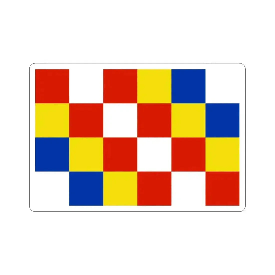 Flag of Antwerp Belgium STICKER Vinyl Die-Cut Decal 4 Inch - The Sticker Space