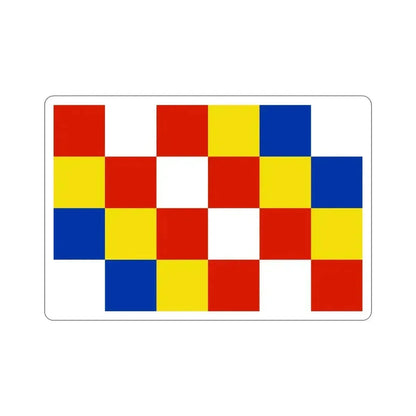 Flag of Antwerp Belgium STICKER Vinyl Die-Cut Decal 4 Inch - The Sticker Space